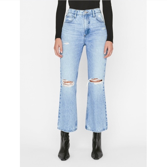 - frame high n tight crop mini boot - Picture 2 of 8